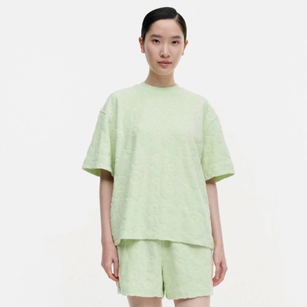 Marimekko French Terry Top & Shorts Set - Size L